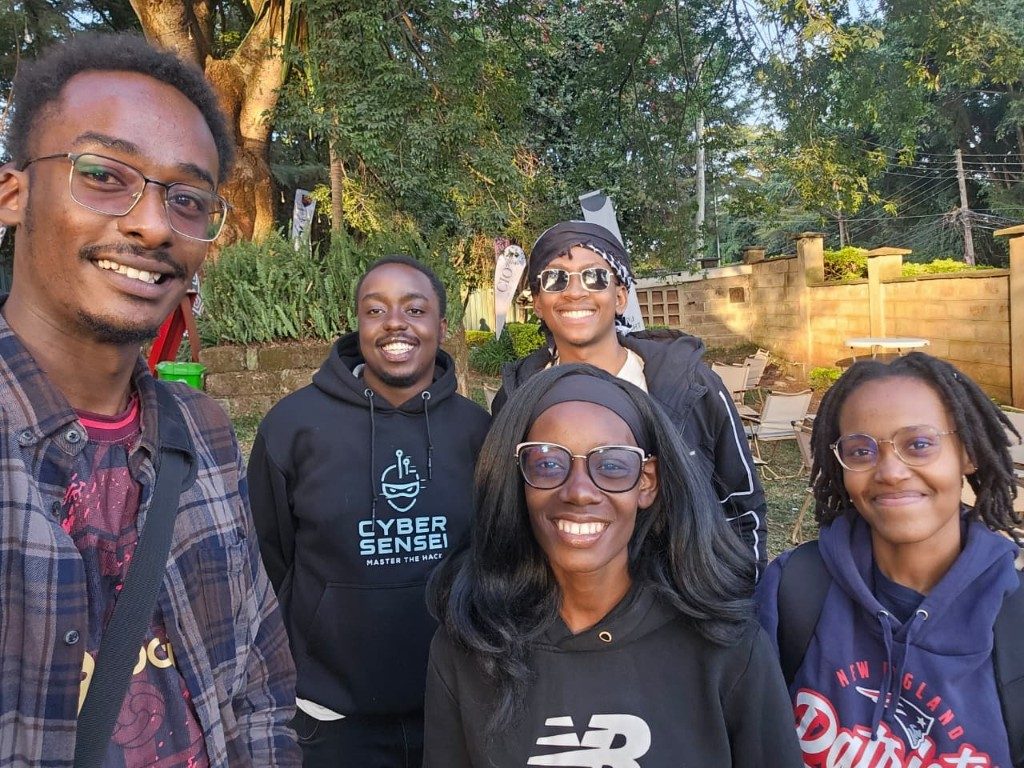 Cyber Sensei crew selfie