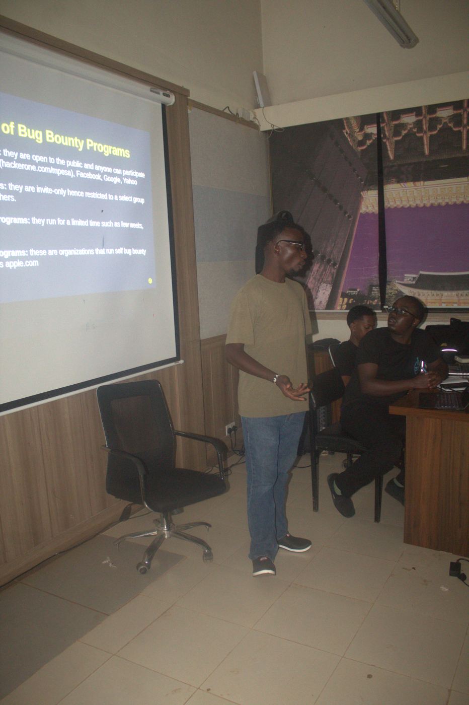 steiner254 presenting bug bounty